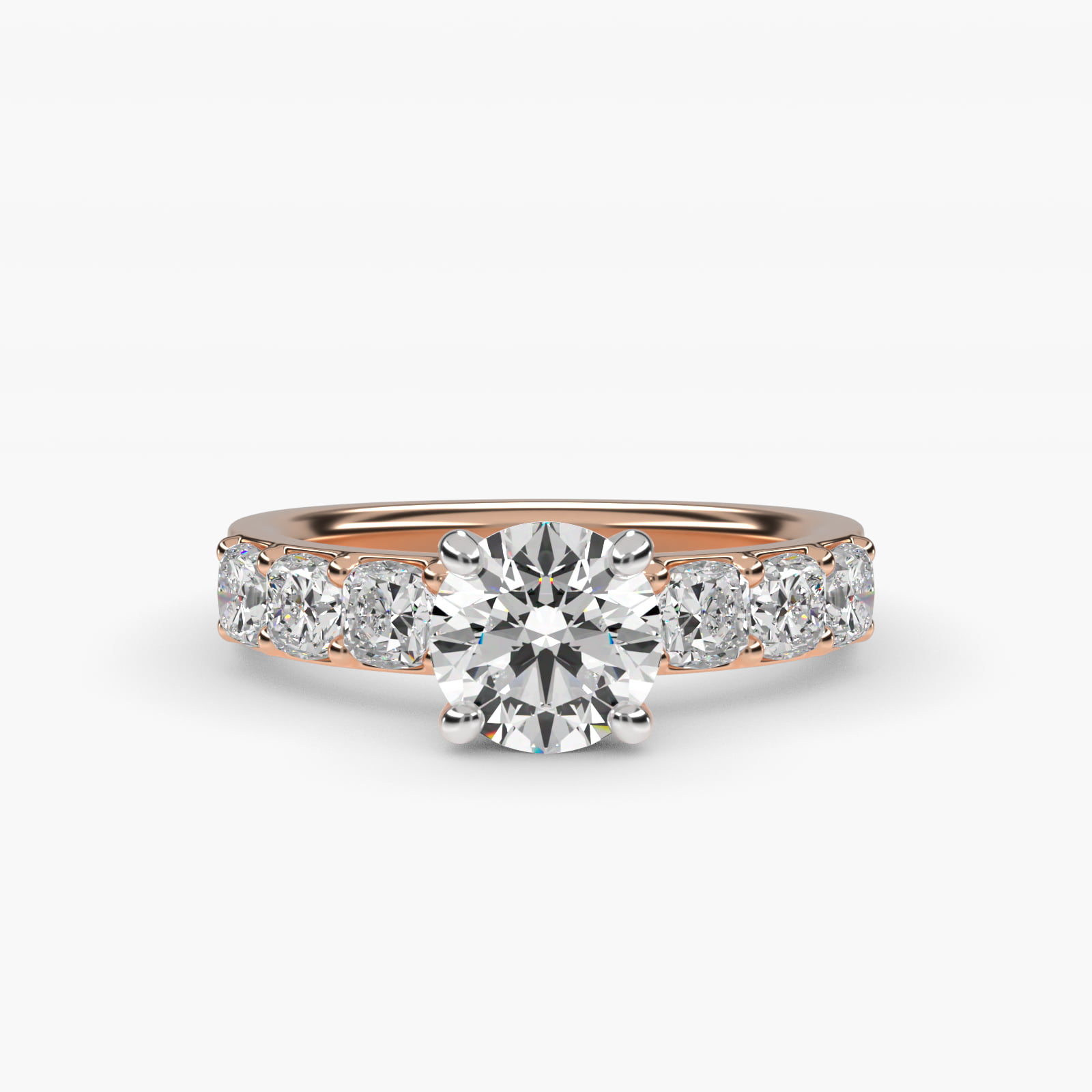 1 CT Ring in 14K Rose Gold