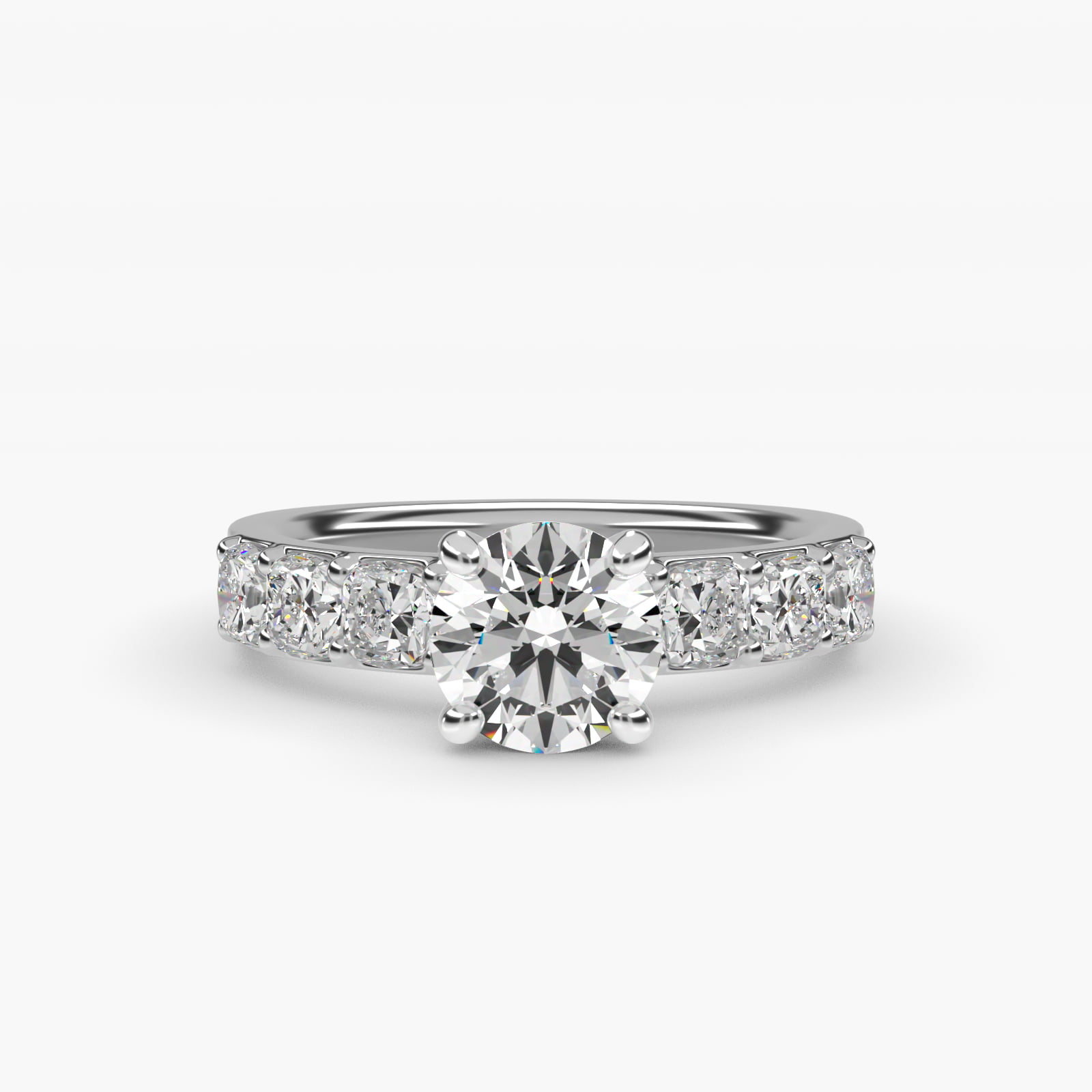 1 CT Ring in 14K White Gold
