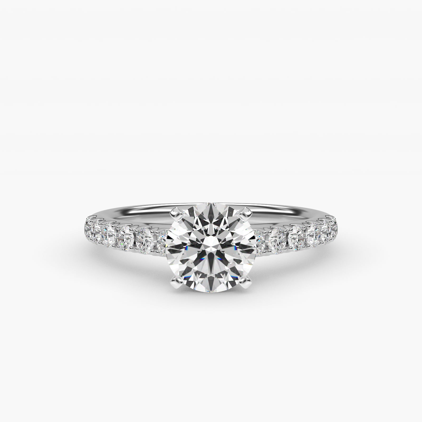 Riviera 0.5 CT Lab-Grown Ring in 14K White Gold