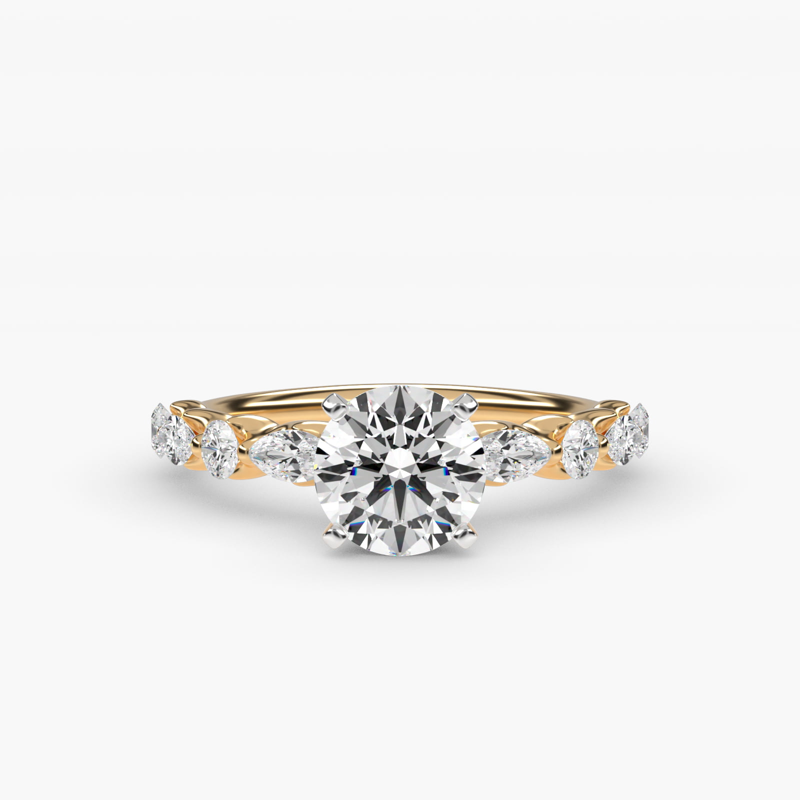 0.4 CT Ring in 14K Yellow Gold