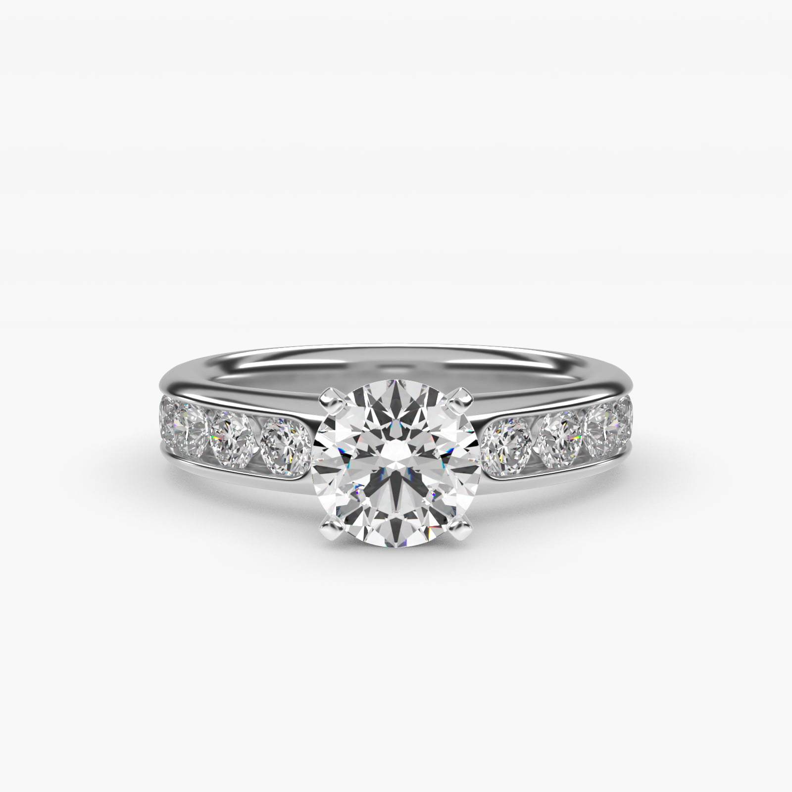 1 CT Ring in 14K White Gold