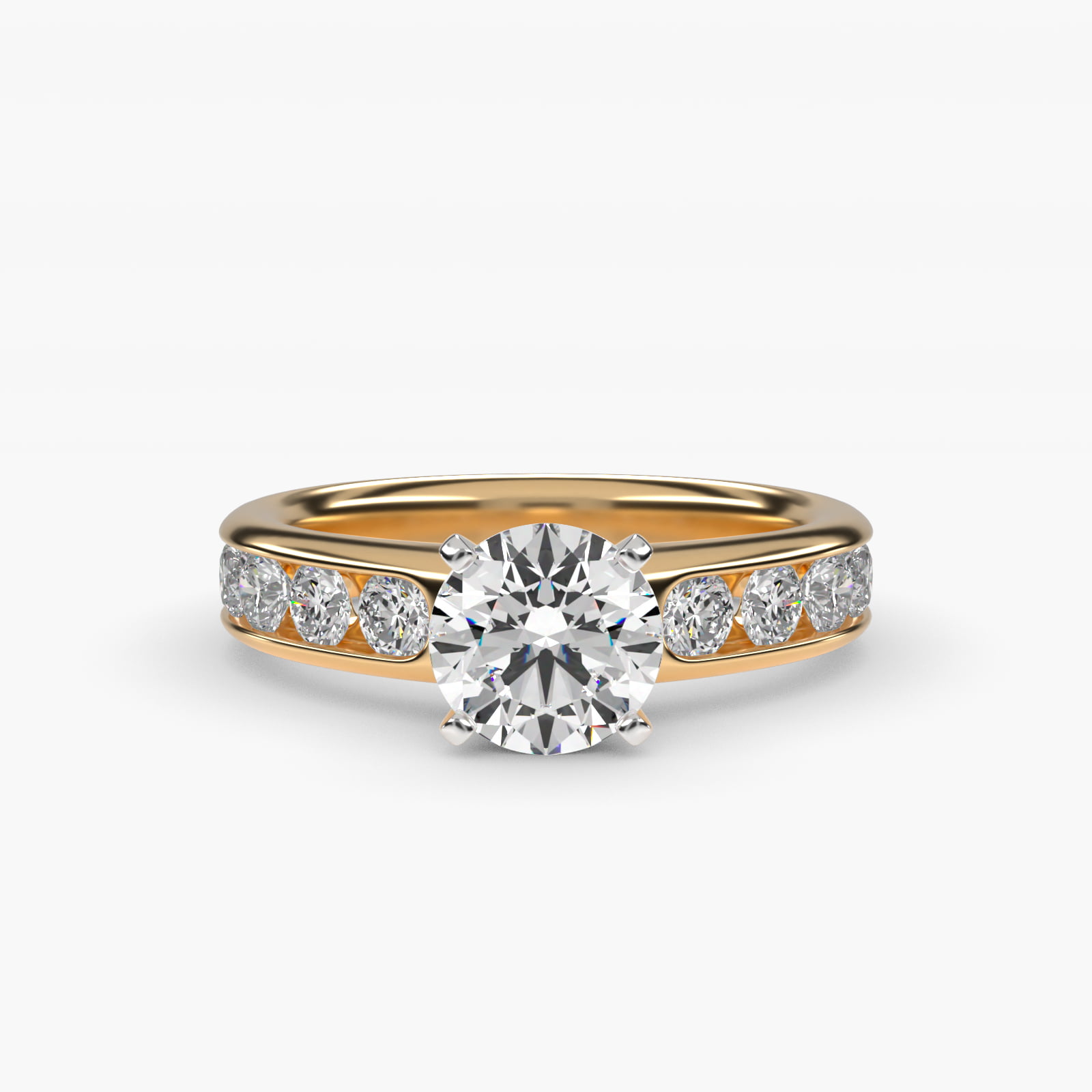 1 CT Ring in 14K Yellow Gold