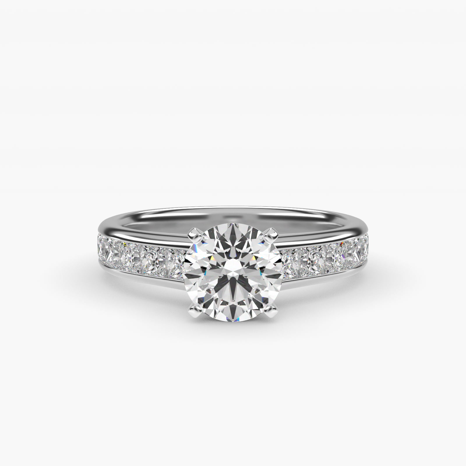 1 CT Ring in 14K White Gold