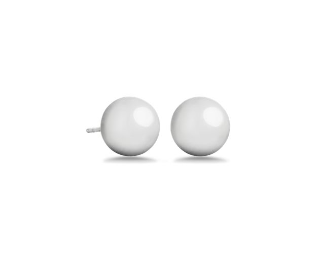 It doesn't get much more classic than our ball stud earrings. The gleaming, polished spheres are crafted of hollow sterling silver for a lightweight, wearable feel. From brunch to boardroom, these ball stud earrings will be your everyday essential.