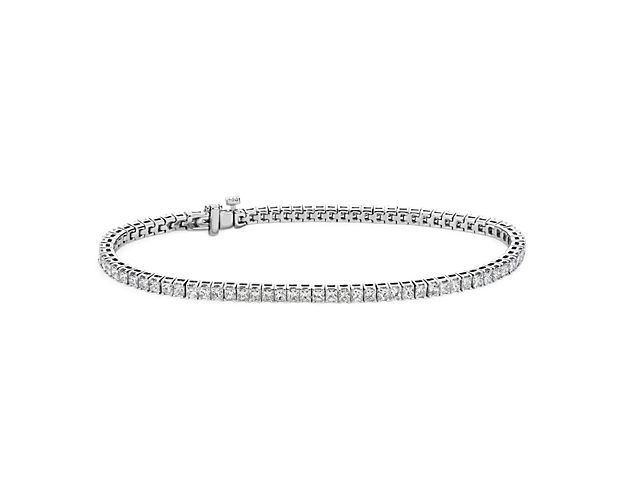Princess Diamond Tennis Bracelet in 14k White Gold (5 ct. tw.)
