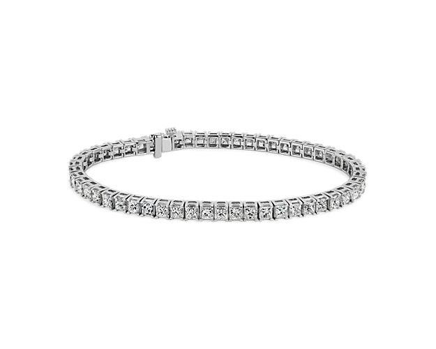 Princess Diamond Tennis Bracelet in 14k White Gold (10 ct. tw.)