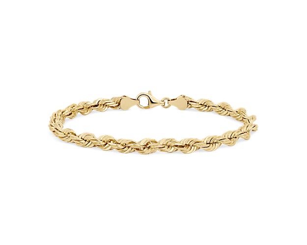 Crafted in 14k Italian yellow gold, this solid diamond cut chain shimmers from every angle.
