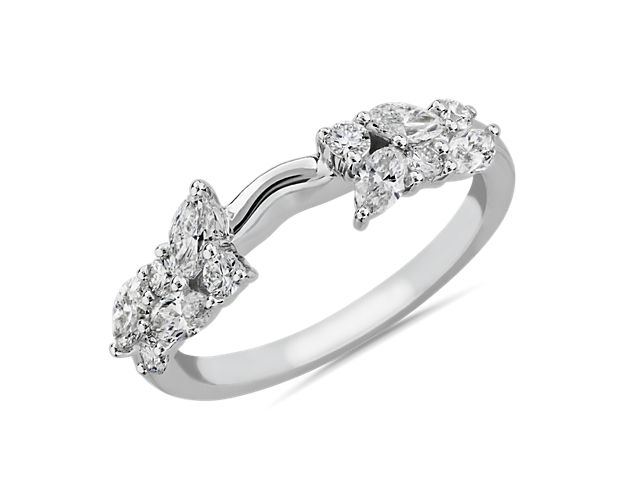Romantic Marquise Wrap Diamond Ring in 14k White Gold (5/8 ct. tw.)