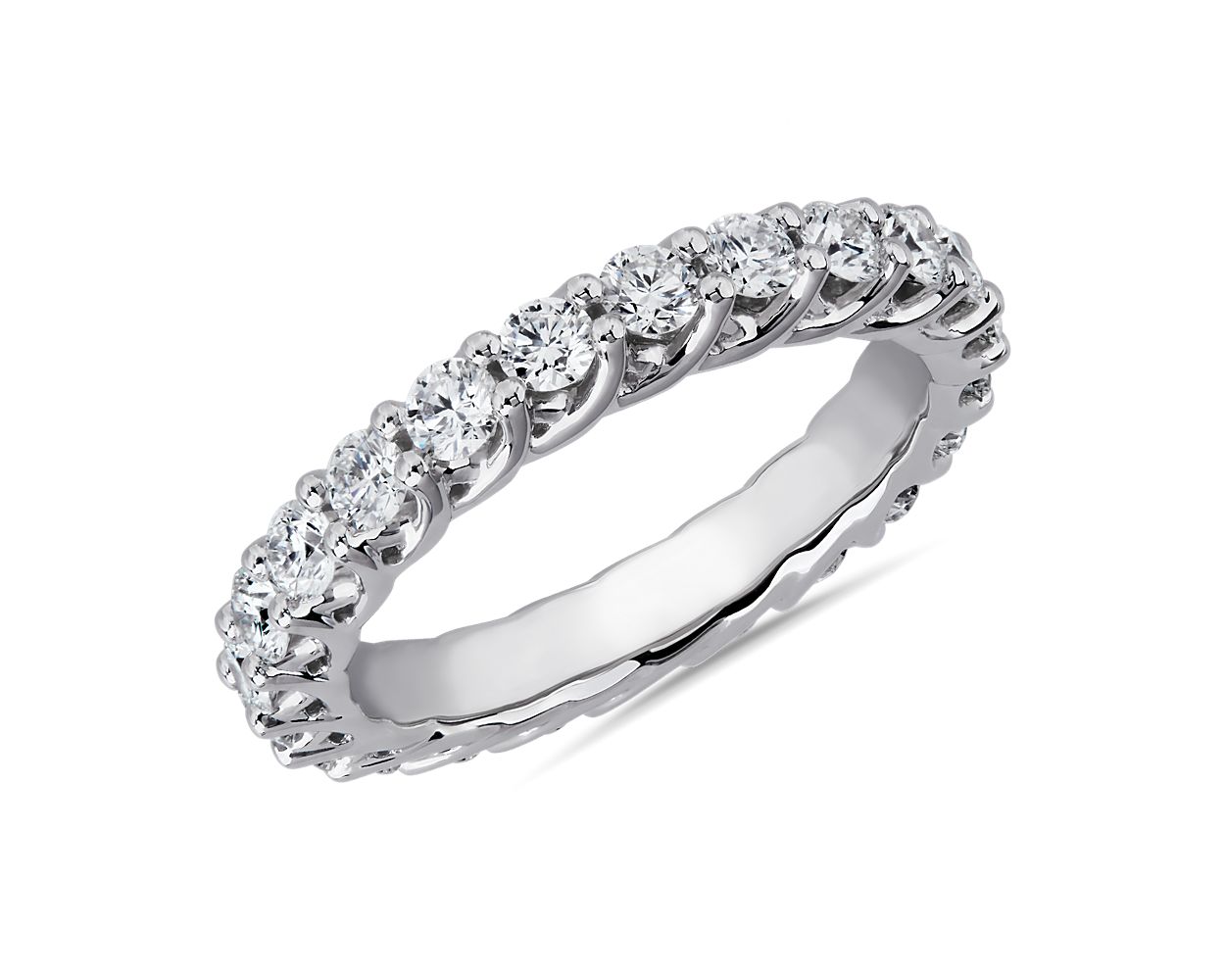 ct. Platinum Tessere in 1/2 Eternity Diamond Ring (1