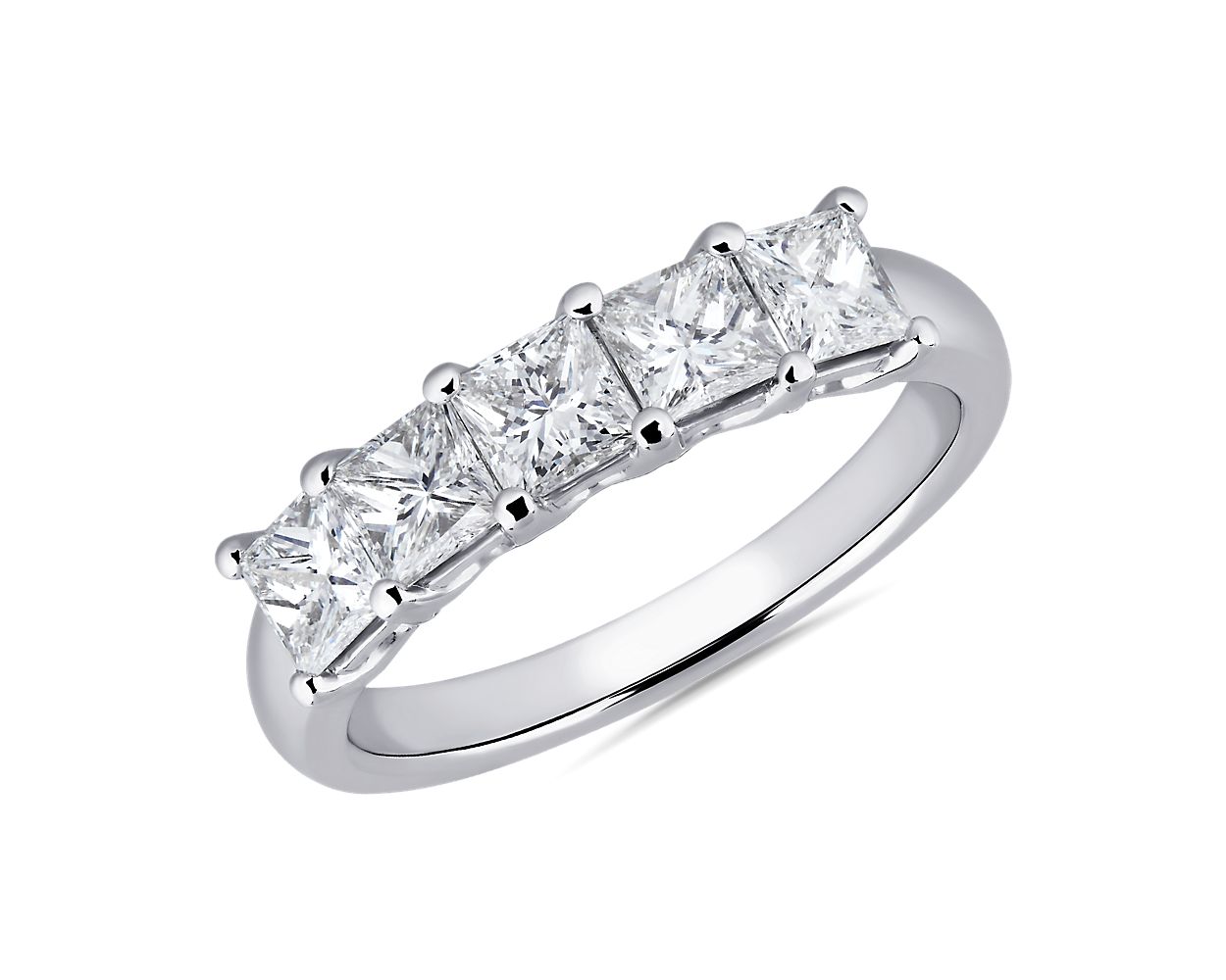 Blue nile deals five stone ring