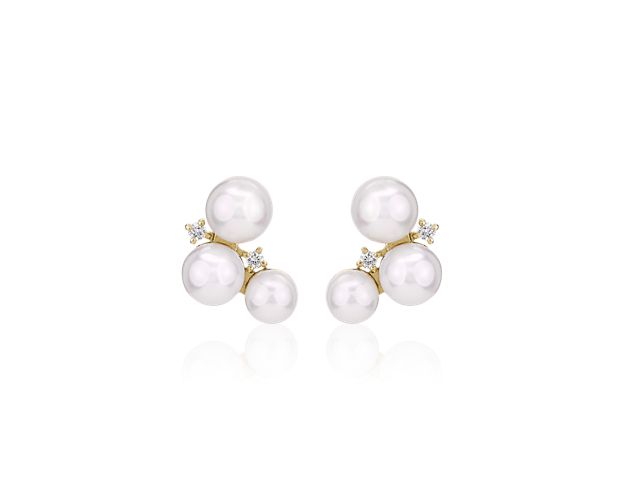 Blue nile pearl deals earrings