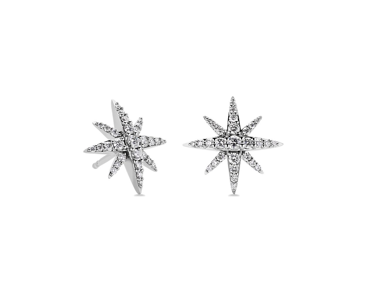 Diamond Star Petite Stud Earrings main image 1