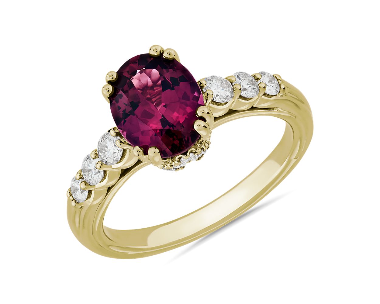 Blue nile garnet ring sale