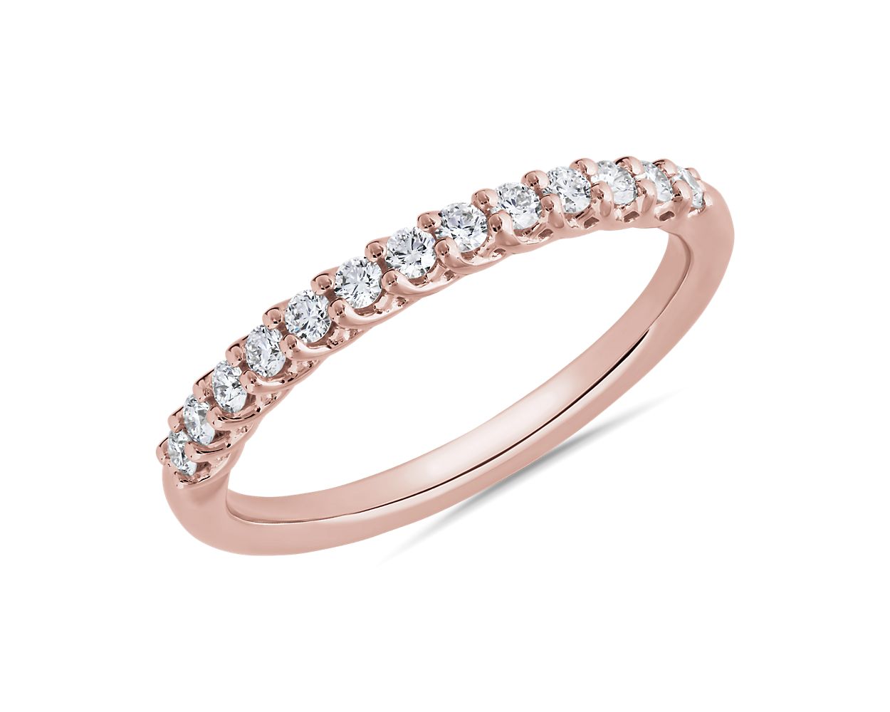 Tessere Diamond Anniversary Ring in 14k Rose Gold (1/4 ct. tw.)