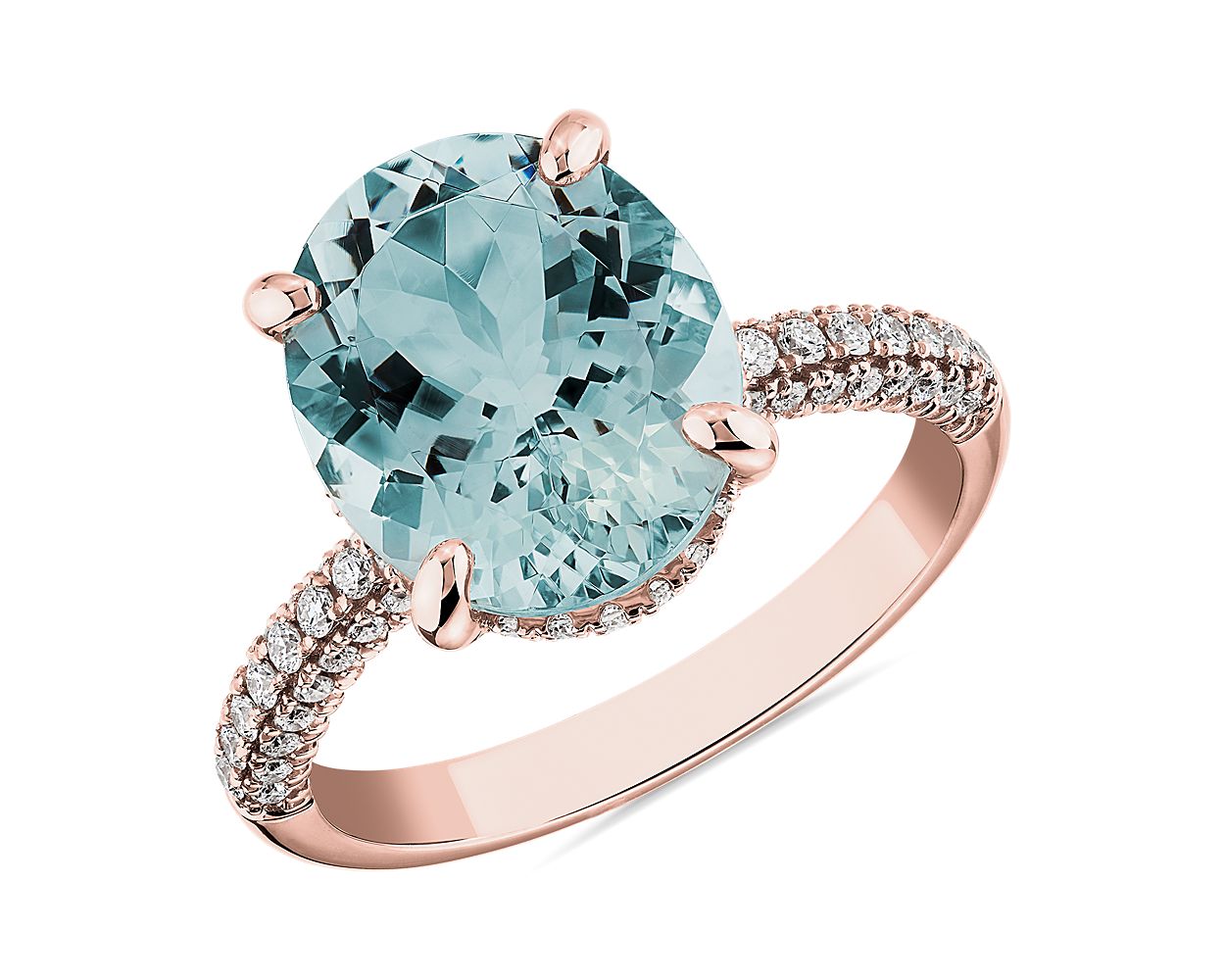 Vintage Aquamarine Engagement Ring - Helena – Sunday Island Jewelry