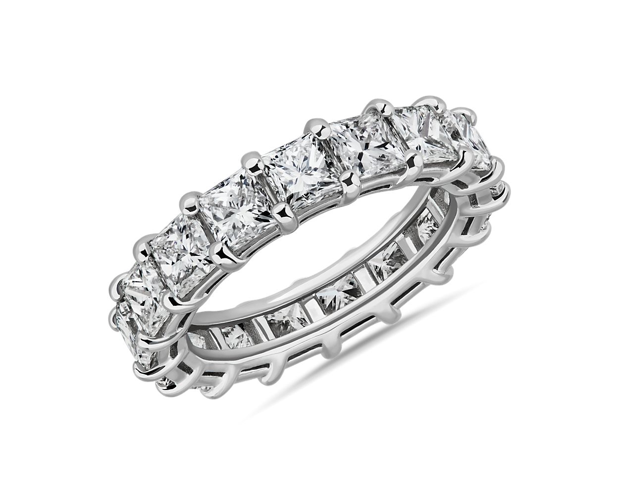 Princess Cut Eternity Ring in Platinum 6 ct. tw