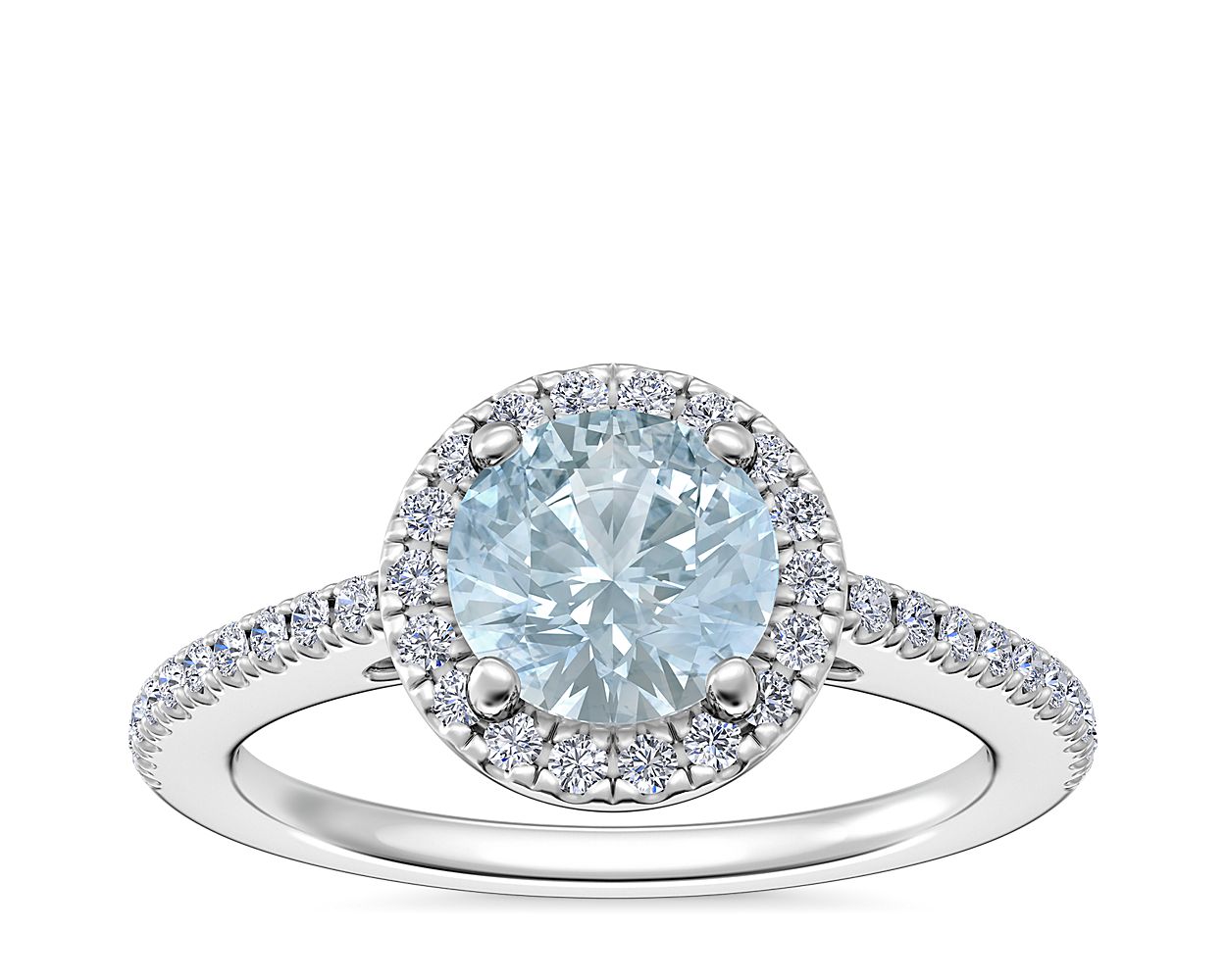 Blue nile hot sale aquamarine ring