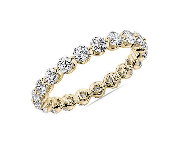 Floating Diamond Eternity Ring in 14k Yellow Gold (1 1/2 ct. tw.)