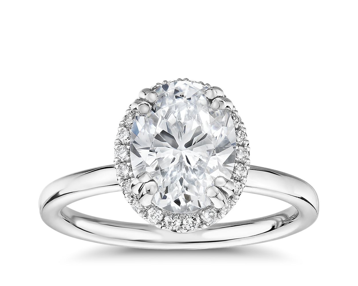 Blue nile oval deals engagement ring