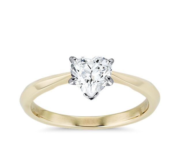ZAC ZAC POSEN Knife-Edge Solitaire Engagement Ring in 14k Yellow Gold