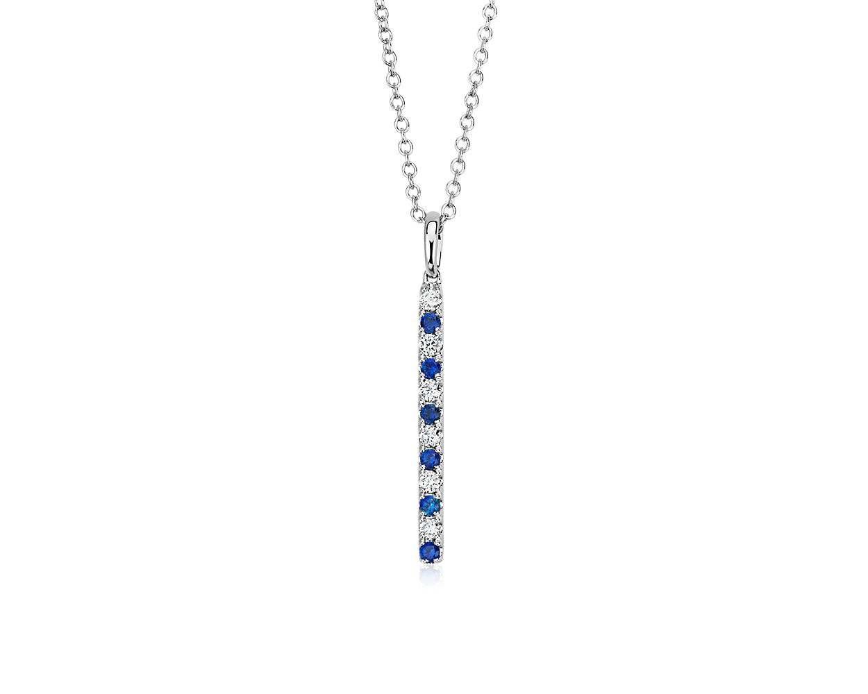 Blue nile deals bar necklace