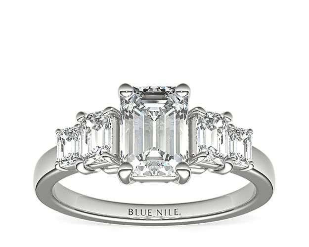 Four Leaf Clover Flower Diamond Engagement Ring | Praise Wedding Shop