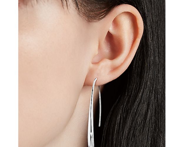 Orecchini Pendenti A Goccia Argento 925 Dew Con Colibrì - Modello 60345HP028 - Gioielli Eleganti
