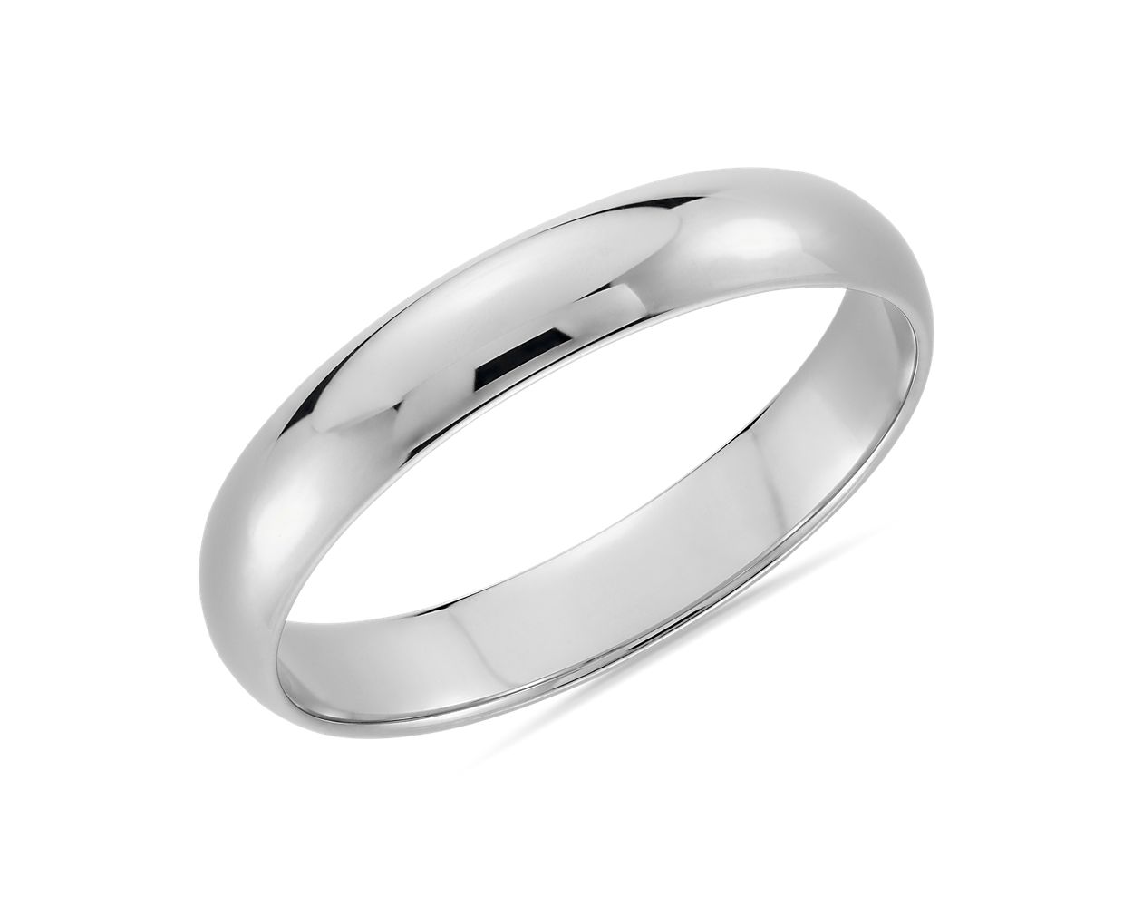Flat Men's Wedding Ring in Platinum (8mm)