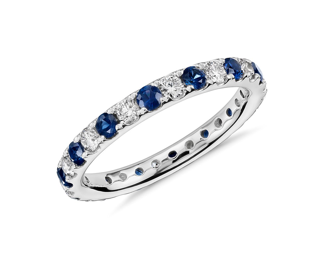 Blue nile diamond deals and sapphire ring