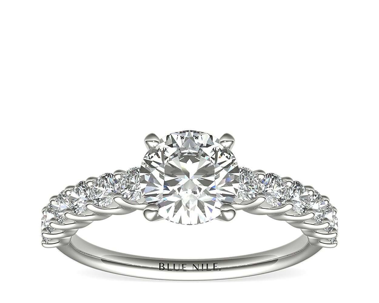 Luna Diamond Engagement Ring in Platinum (1/2 ct. tw.)