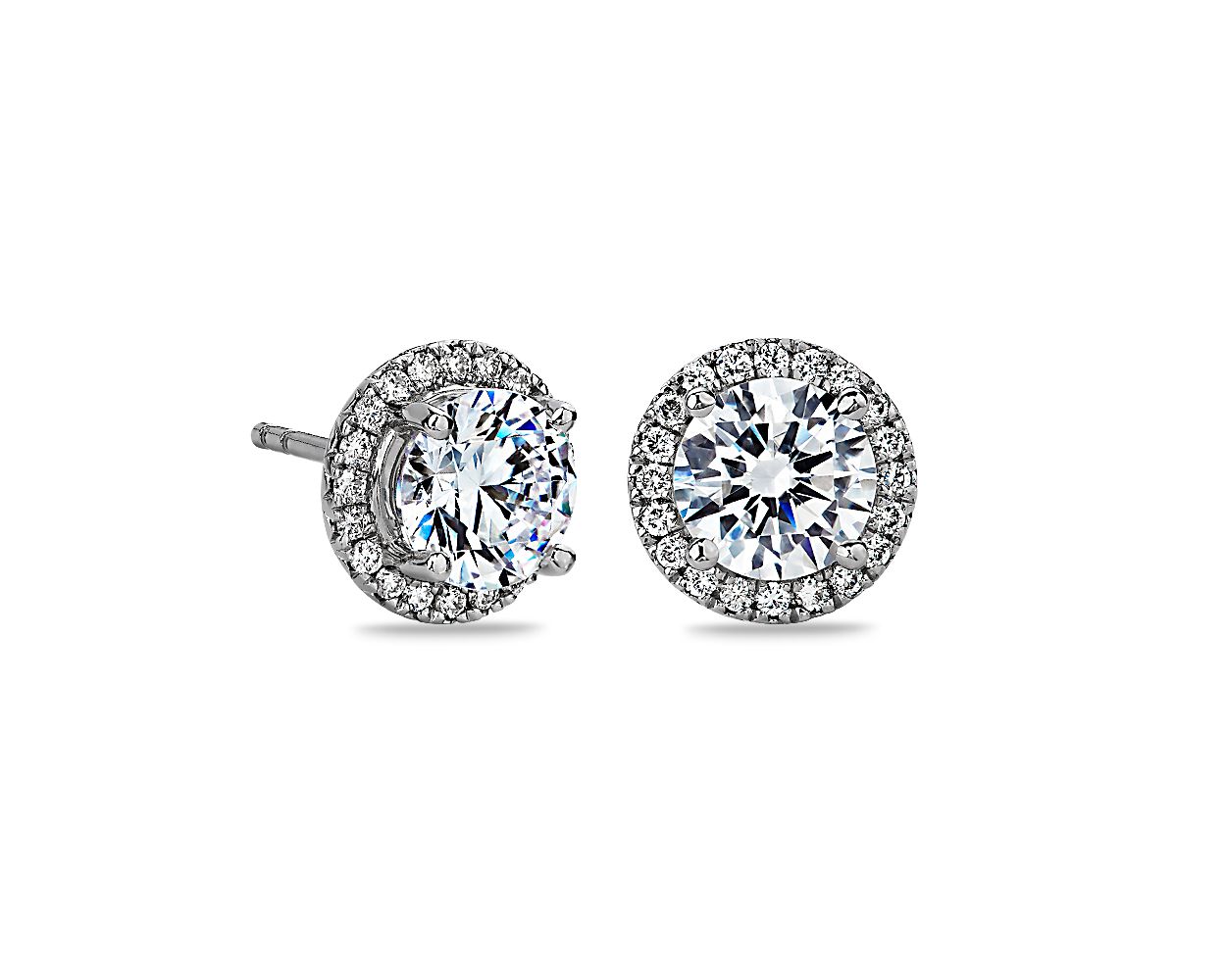 Victoria platinum earrings Tiffany & Co Silver in Platinum - 33074317