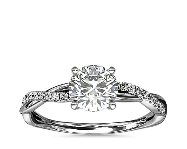 Buy Platinum Plated Elegant Austrian Crystal Adjustable Solitare Couple Ring  online from Karat Cart