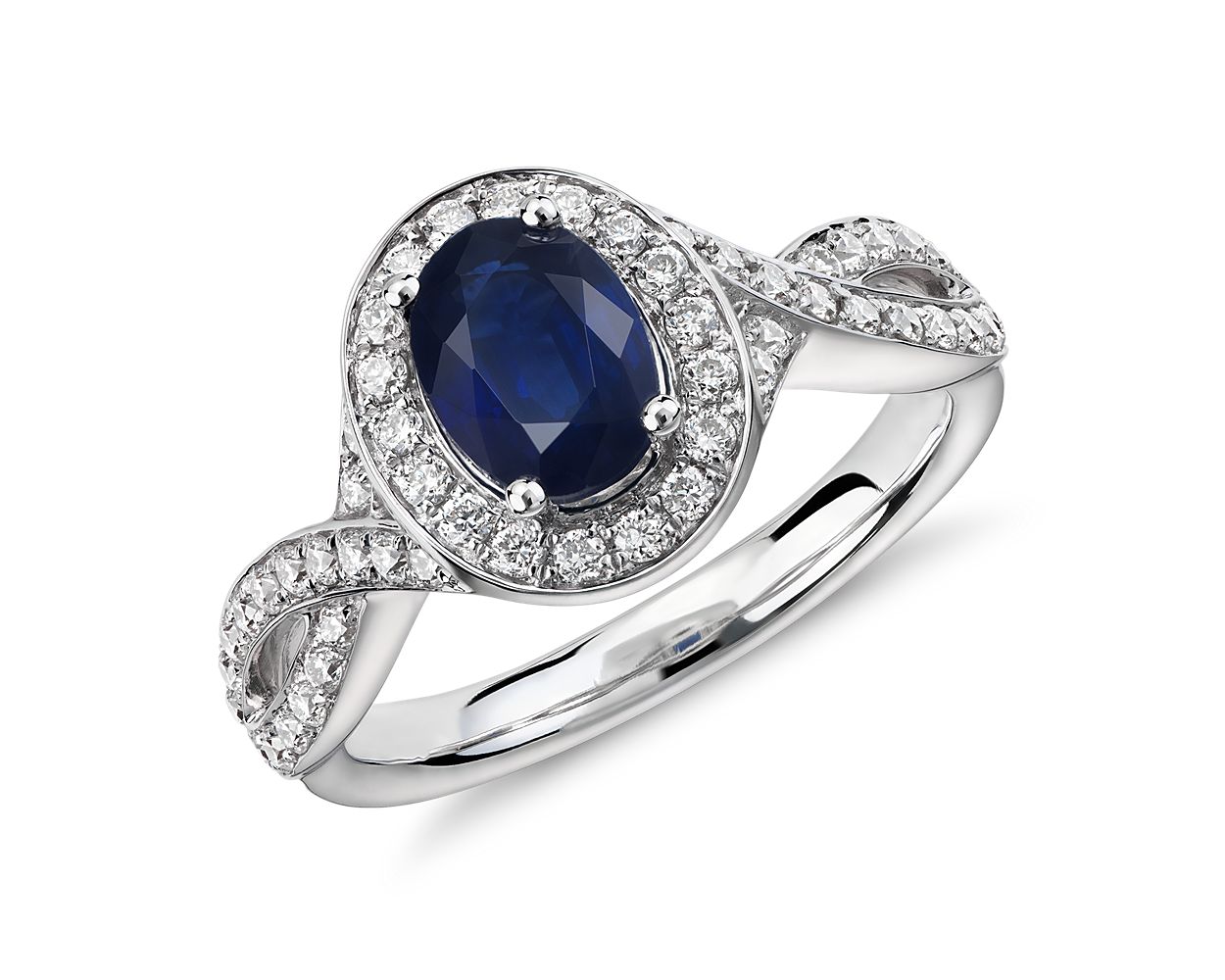 Blue nile white on sale sapphire