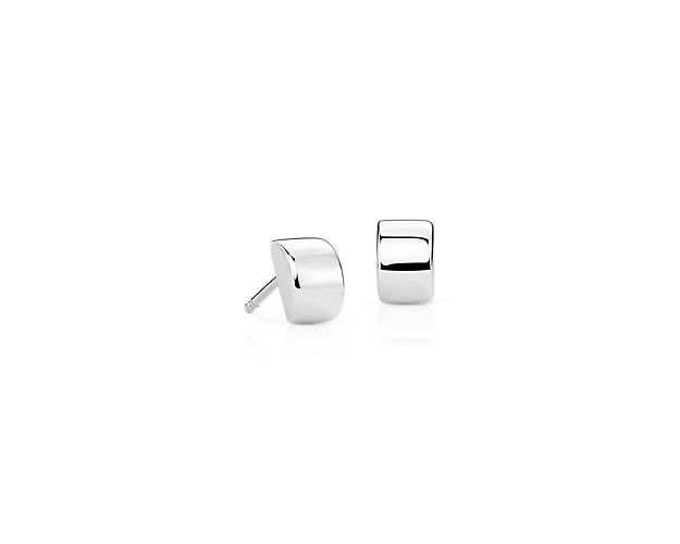 Classic and always in style, these petite sterling silver stud earrings are great for everyday wear.