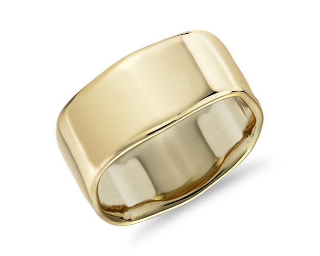 Square Fashion Ring In 14k Yellow Gold
