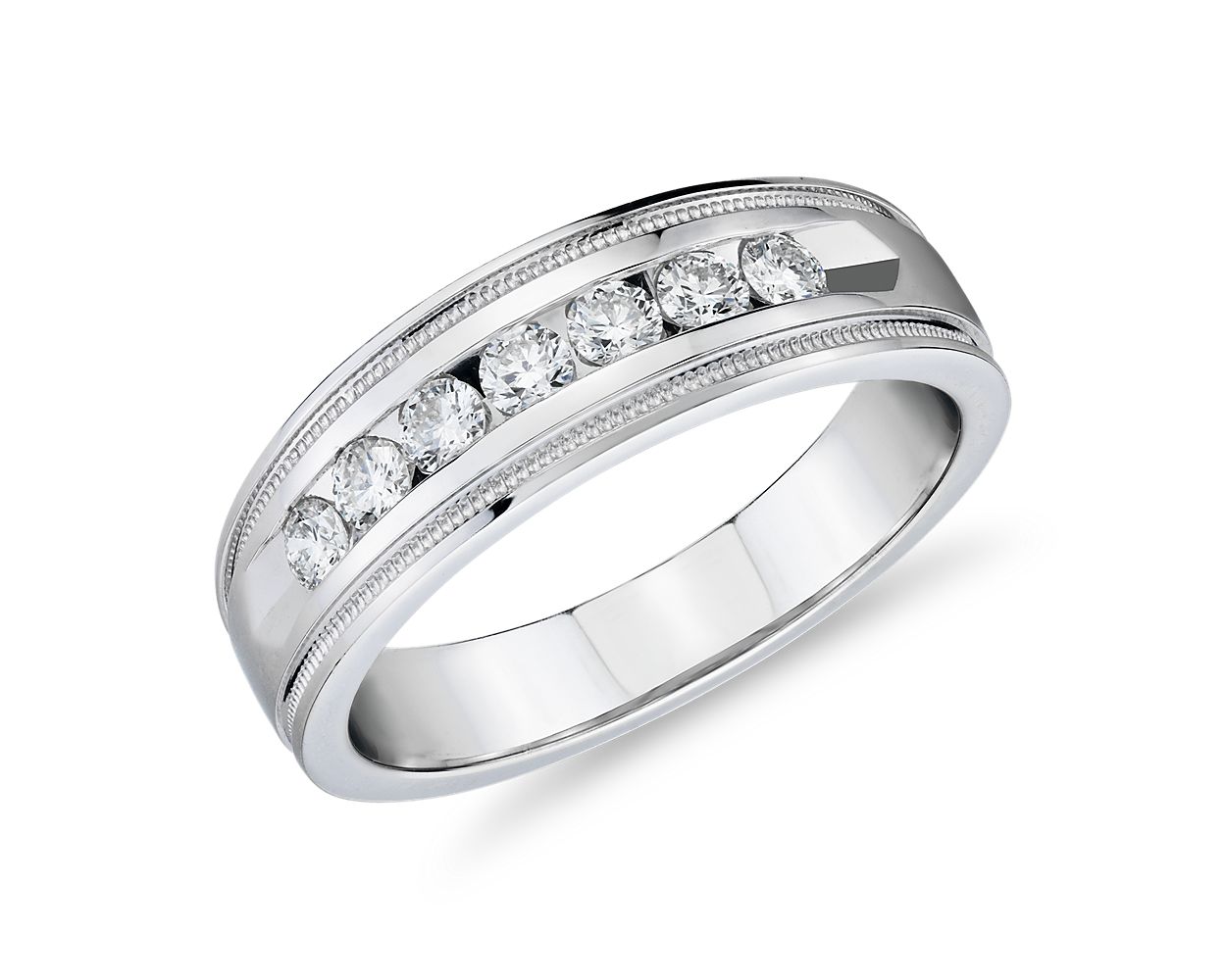 Blue nile milgrain deals wedding band