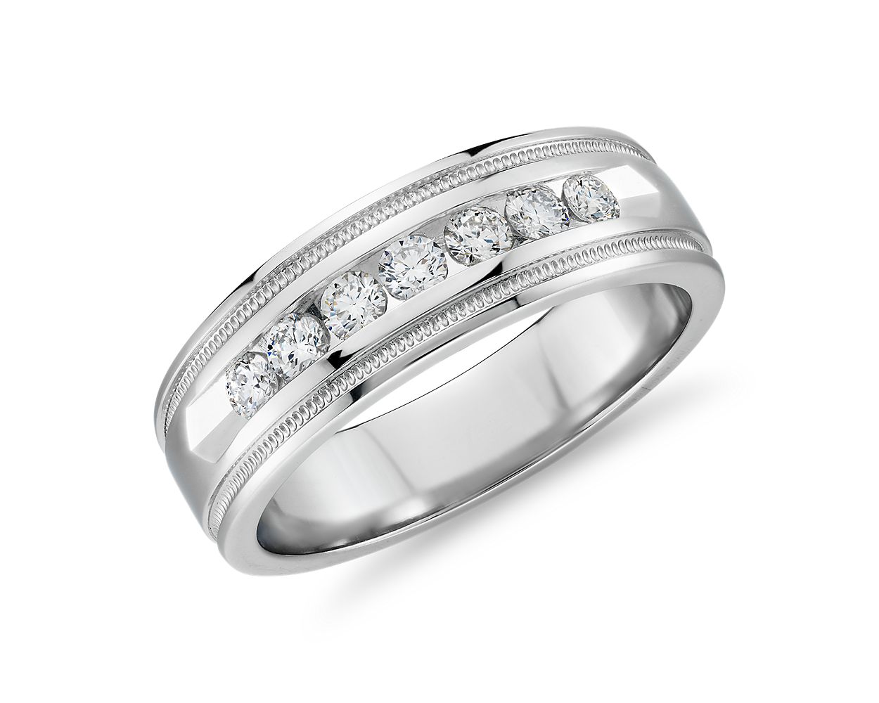 Blue nile milgrain deals wedding band