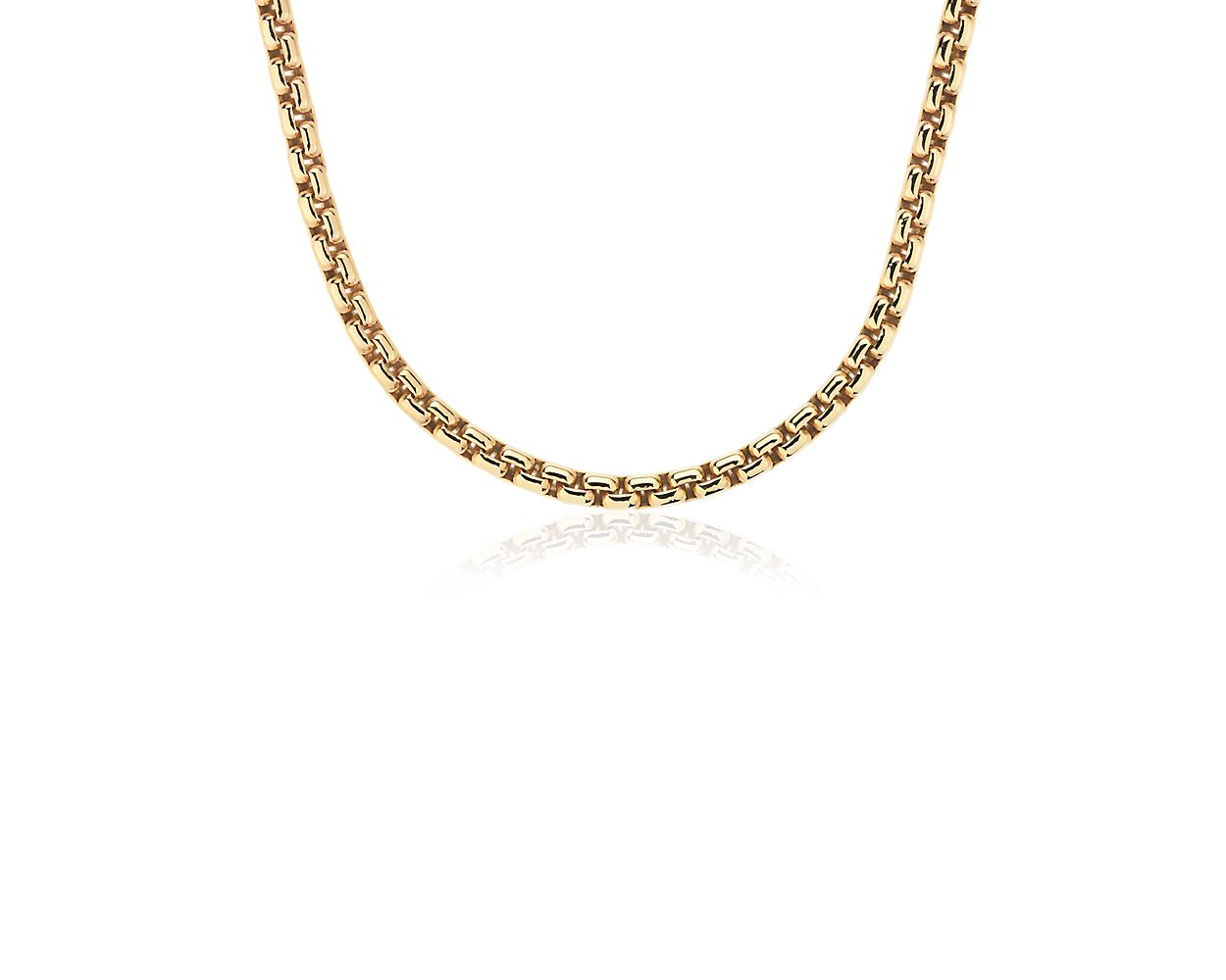 20 inch yellow gold deals box chain