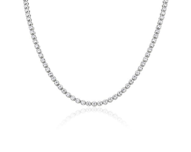Simple and classic, this eternity necklace is sure to wow. Wear it by itself, or layer it!