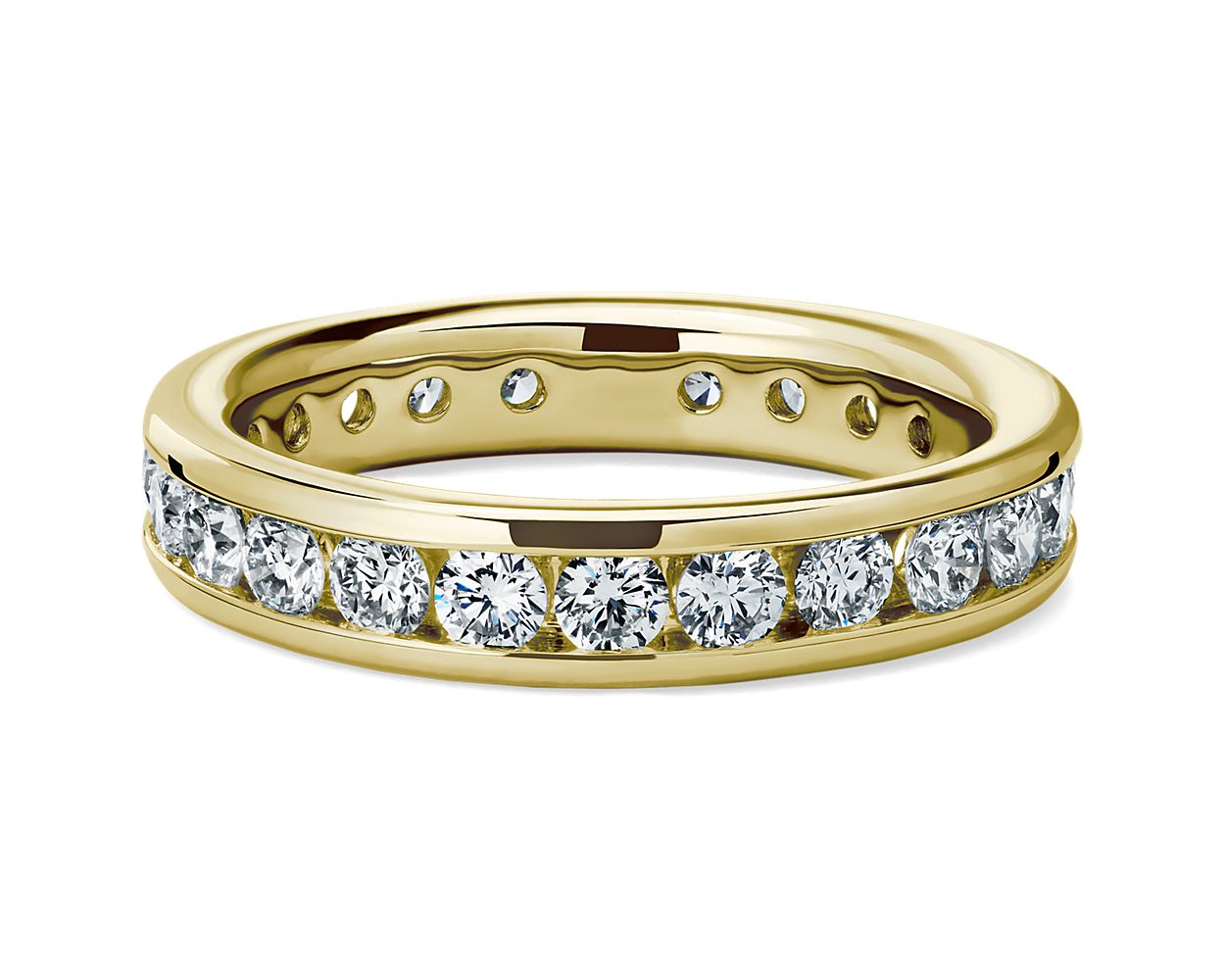 Channel Set Diamond Eternity Ring in 14k Yellow Gold (1 1/2 ct. tw.)