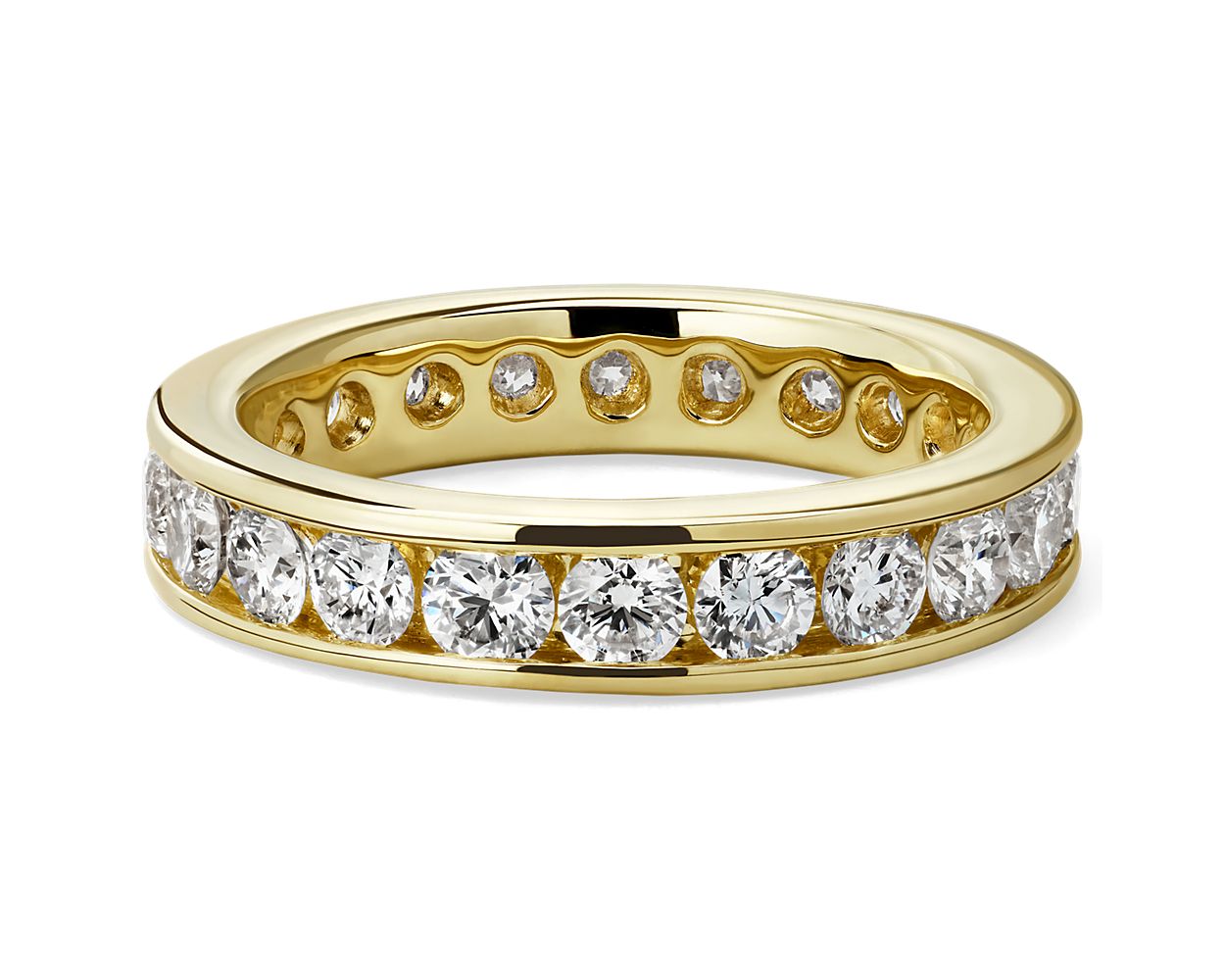 Channel Set Diamond Eternity Ring In 18k Yellow Gold (2 Ct. Tw.)