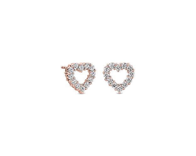 Arranview Orecchini A Cuore In Argento - Piccoli E Delicati, 4x4 Mm