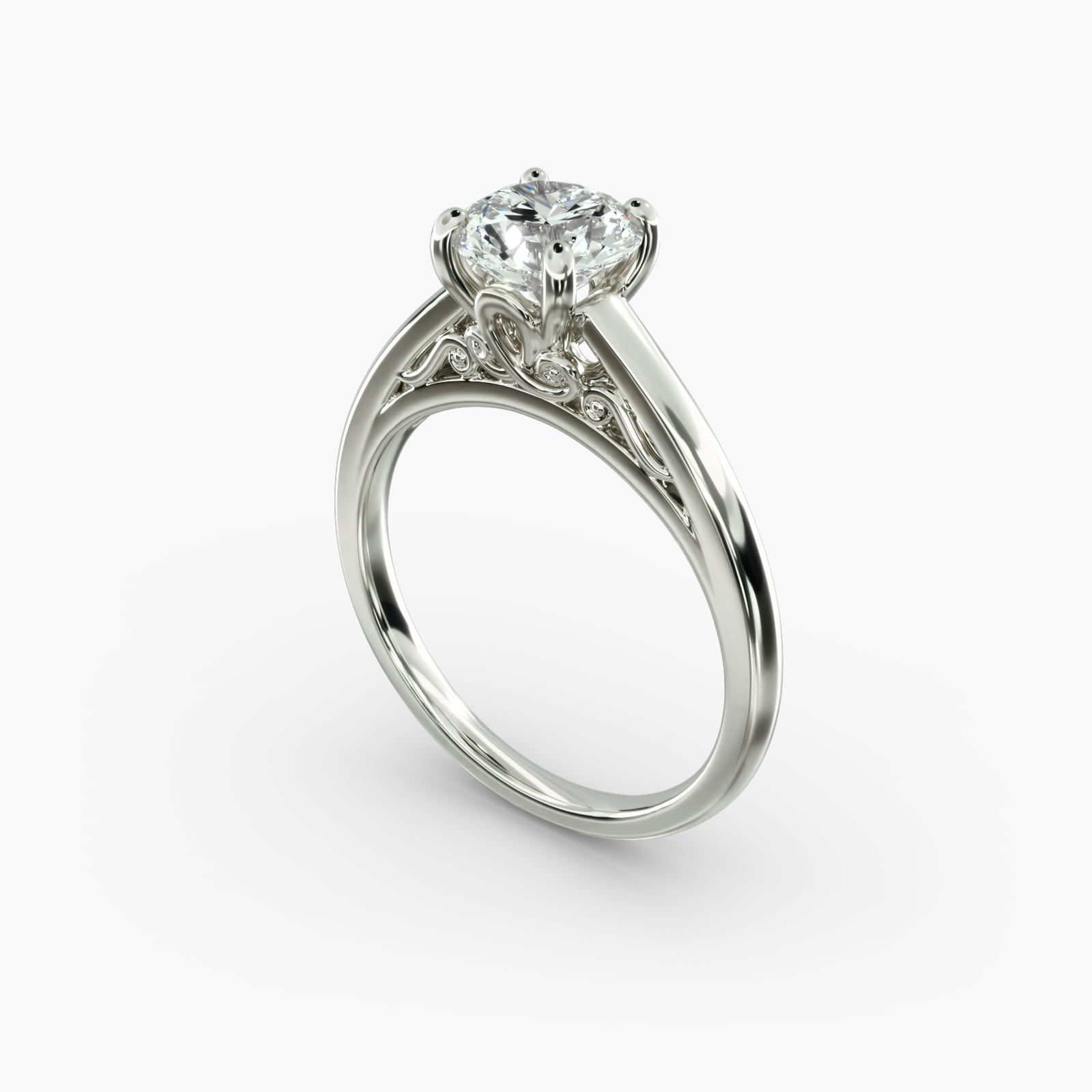 Scrollwork engagement ring store