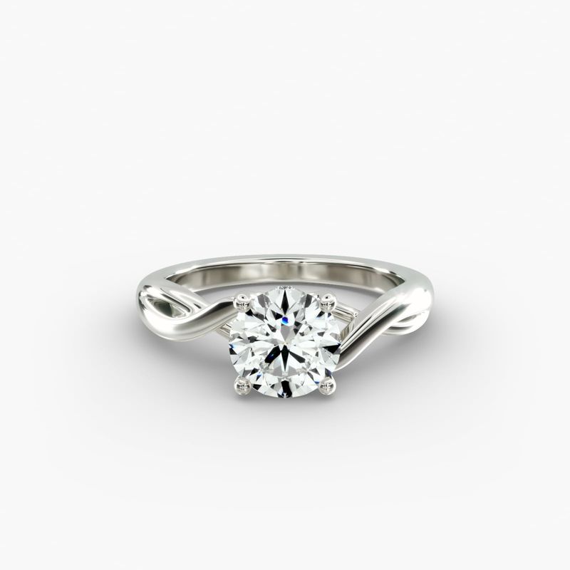 Infinity diamond wedding ring clearance