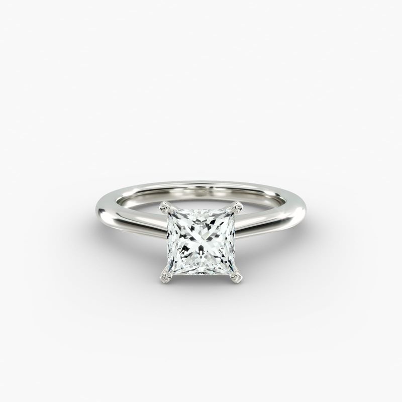 Blue nile emerald cut engagement ring on sale