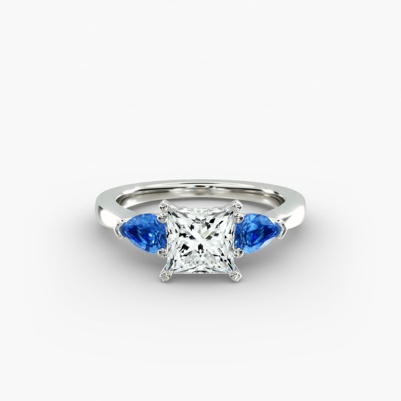 Blue nile princess cut discount