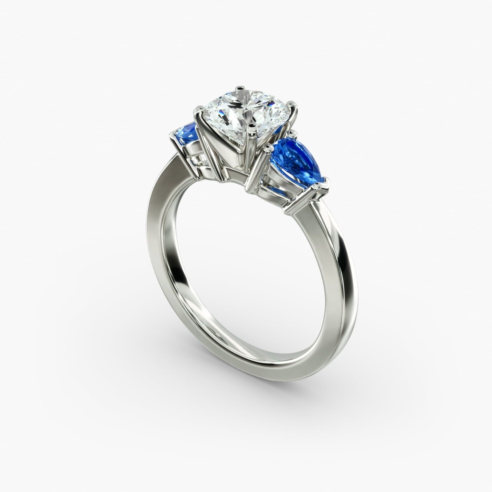 Pale sapphire engagement rings online
