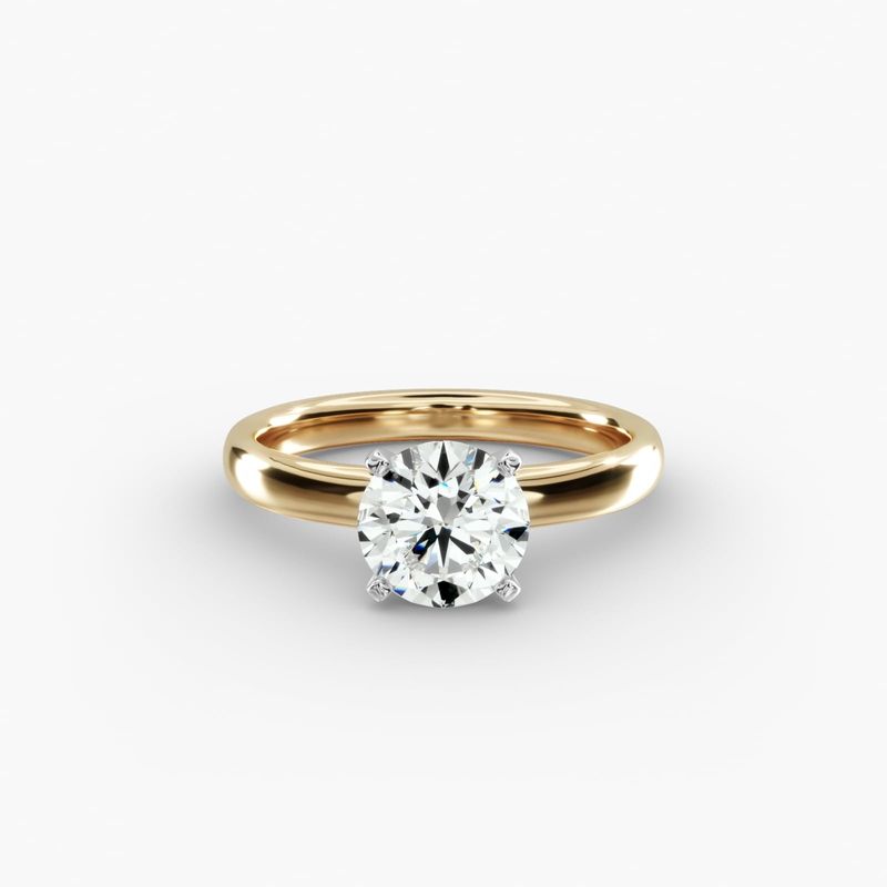 Comfort fit engagement ring shop