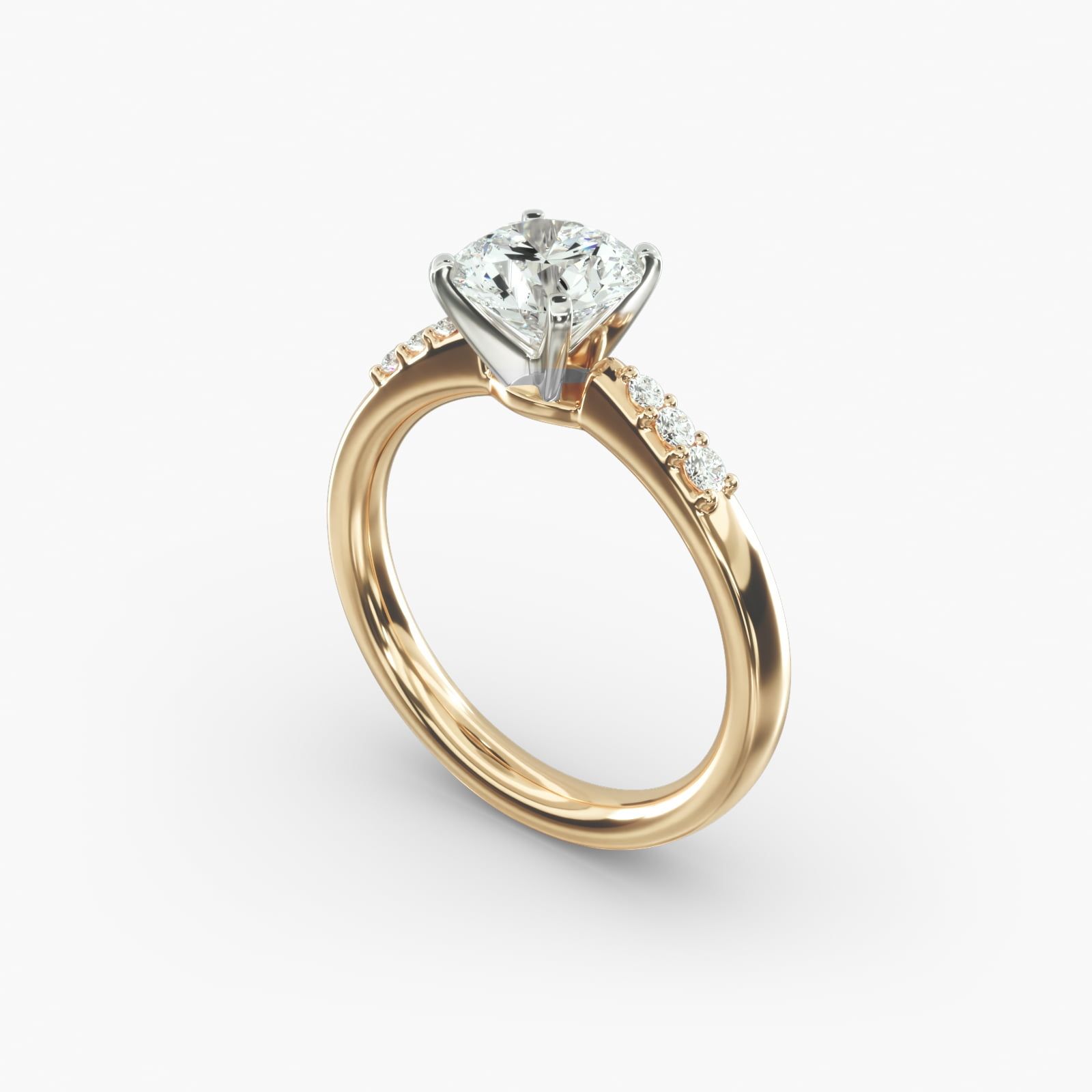 Blue nile petite diamond engagement ring discount