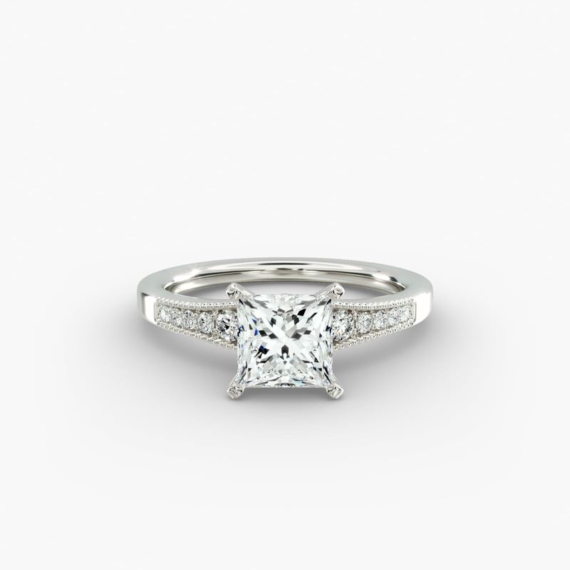 【SALE／37%OFF】 Princess Cut Engagement Rings | Blue Nile 邦楽